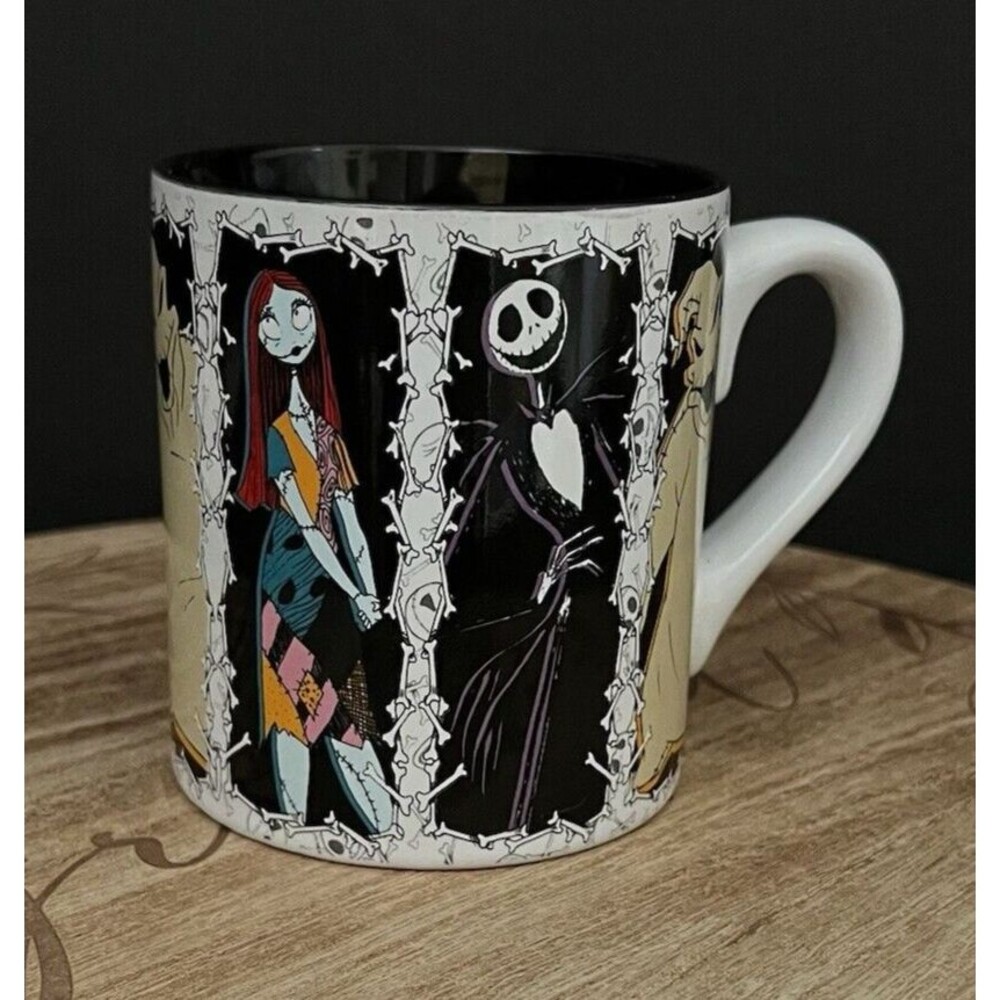 Disney Tim Burton's Nightmare Before Christmas Mug Jack, Sally & Oogie Boogie - Picture 2 of 8